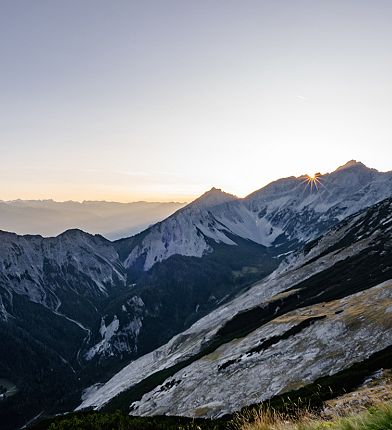 Karwendel Höhenweg Morgenstimmung