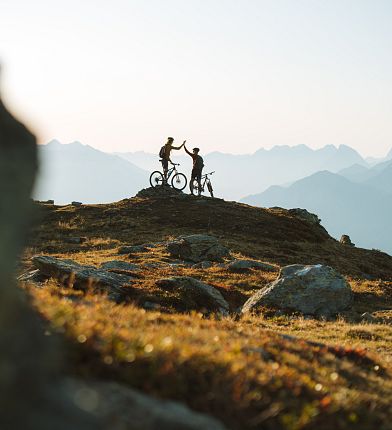 Radfahren in den Tiroler Bergen