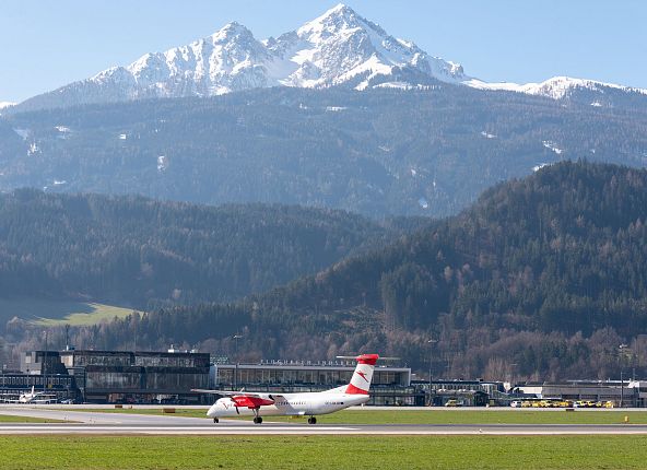 Arrival by plane to Innsbruck