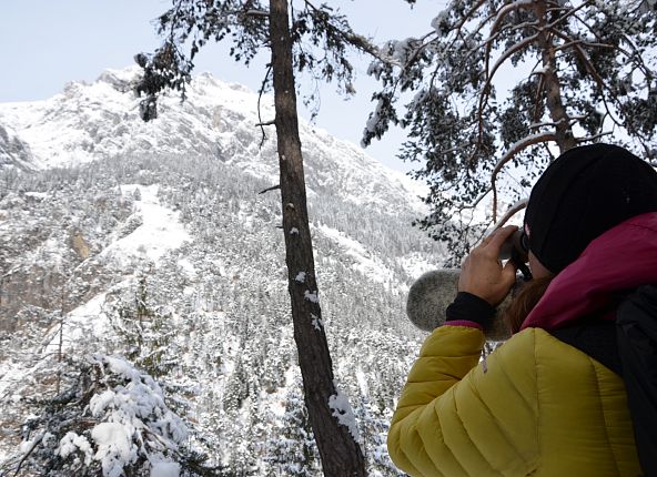 geführte Wanderung im Winter Tirol