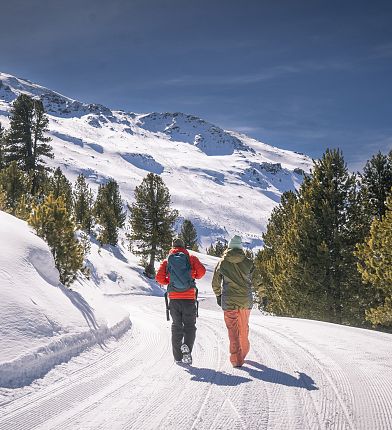 Schneeschuhwandern in Tirol am Glungezer