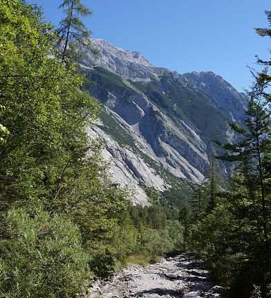 Halltal in de Karwendel in Absam