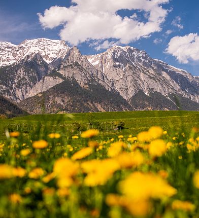 Tulfes Blick auf Bettelwurf