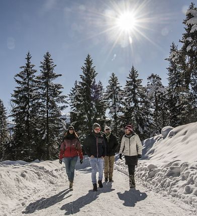 Winter hiking in Tyrol