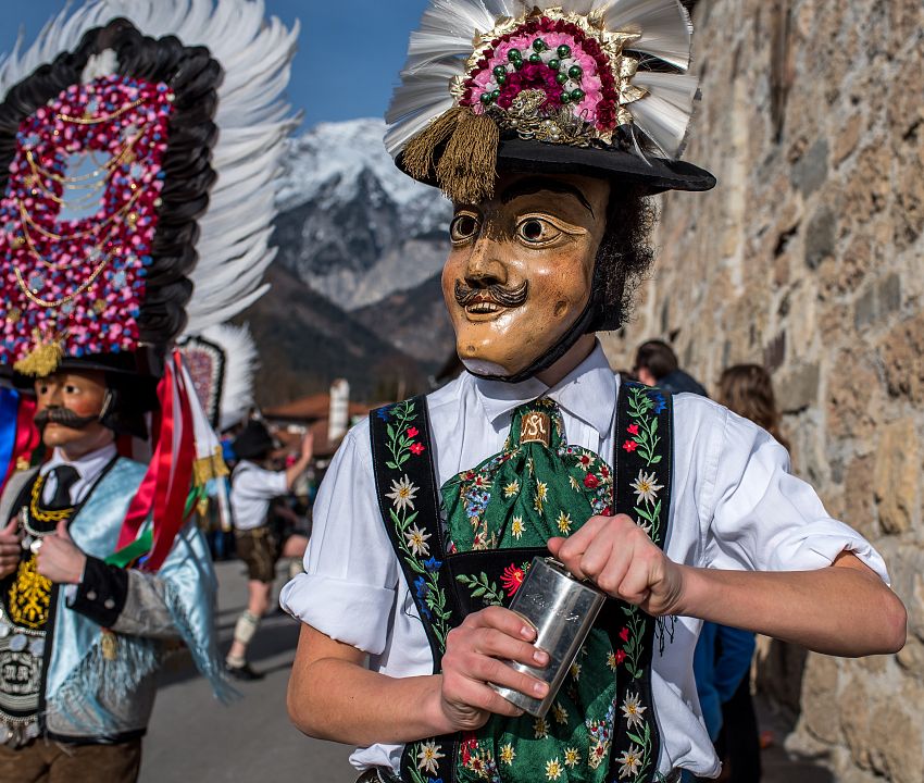 Figure de carnaval de Tuxer Tyrol