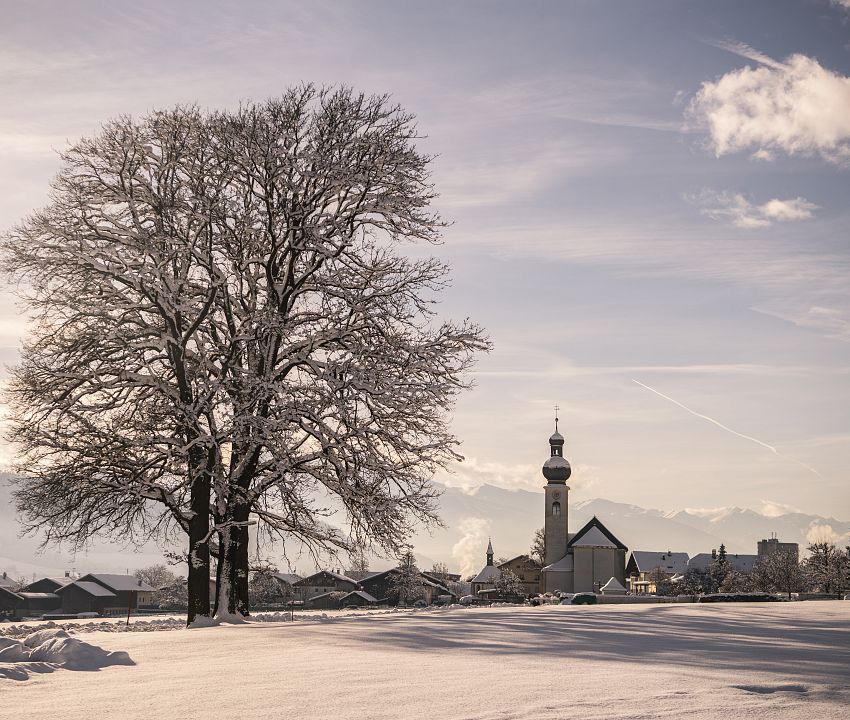 Winterliches Mils Tirol