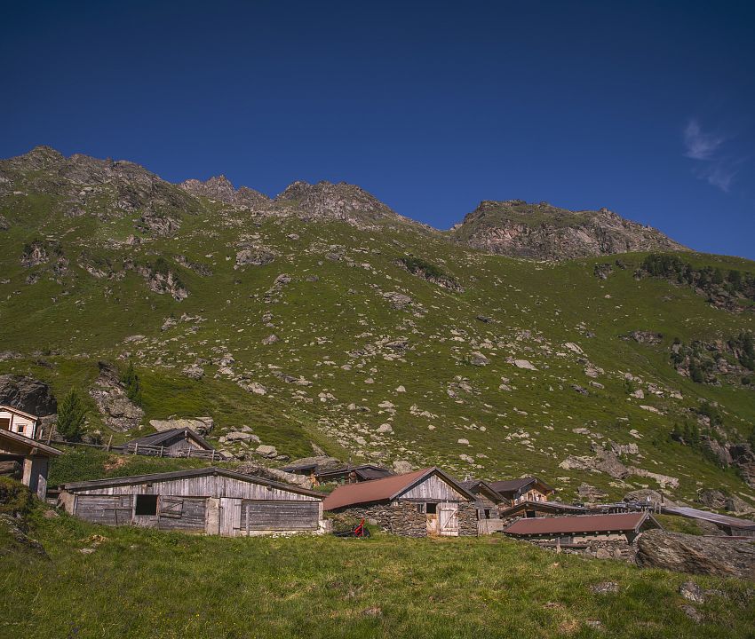 Almdorf Steinkasern im Voldertal