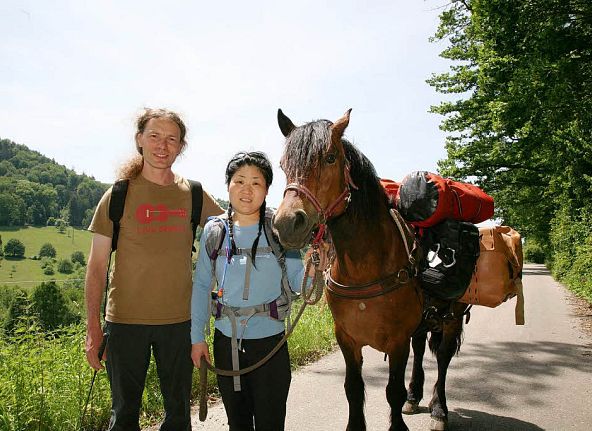 Mit dem Pferd von München nach Venedig