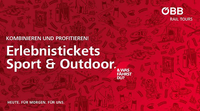 Erlebnis-Kombiticket. Zug und Entdecker